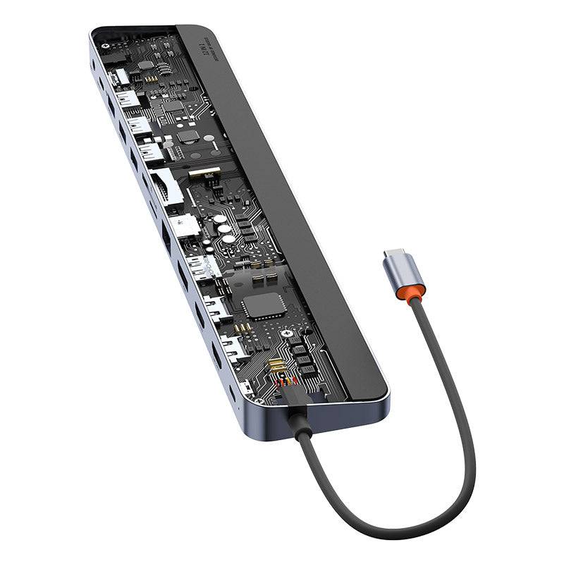 محول يو اس بي USB C إلى محول HDMI متعدد المنافذ