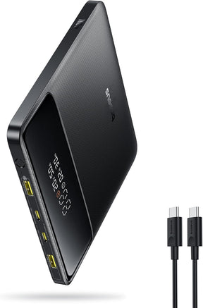 شاحن متنقل Baseus H1 بشحن سريع وعرض رقمي – سعة 20000 ملّي أمبير – قدرة 100 واط – لون أسود كوني (Cosmic Black)