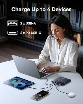 OS-Baseus H1 Fast Charging Power Bank with Digital Display 20000mAh 100W Cosmic Black