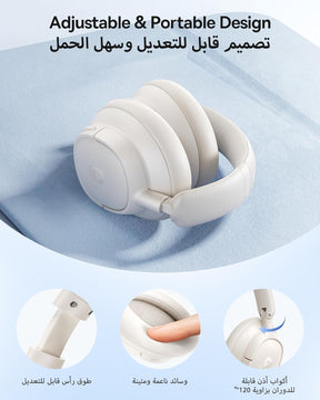 سماعة الرأس اللاسلكية بعزل الضوضاء Baseus Bass EH10 NC