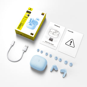 OS-Baseus Bass EP10 Pro In-Ear True Wireless Earbuds Moon White