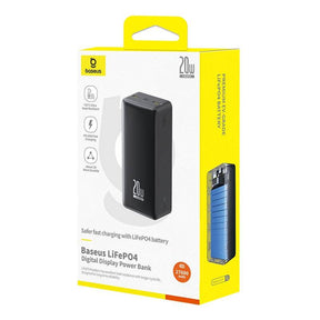 باور بانك بيسوس بمنفذين usb  ومنفذ تايب سي 