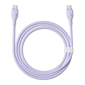 افضل كيبل شحن تايب سي سريع و بقوة 100 واط Type-C to Type-C من بيسوس 